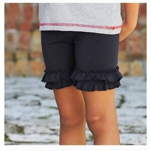 Matilda Jane Perfectly Paired Girls' Shortie - Onyx Black Shorts Size 12